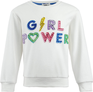 Lola + The Boys Crystal Girl Power Sweatshirt