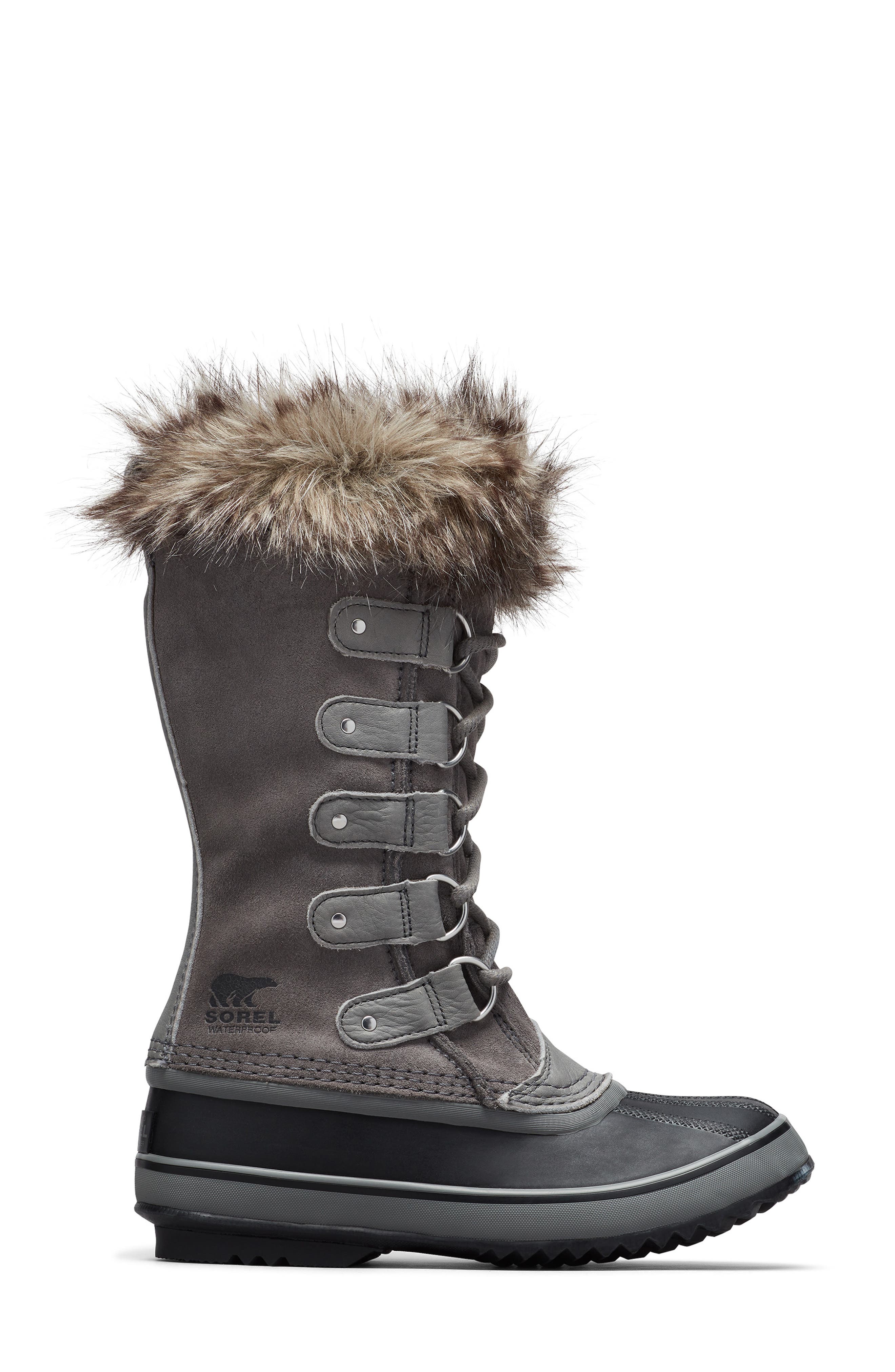 SOREL Joan of Arctic Waterproof Boot, Alternate, color, Quarry/ Black