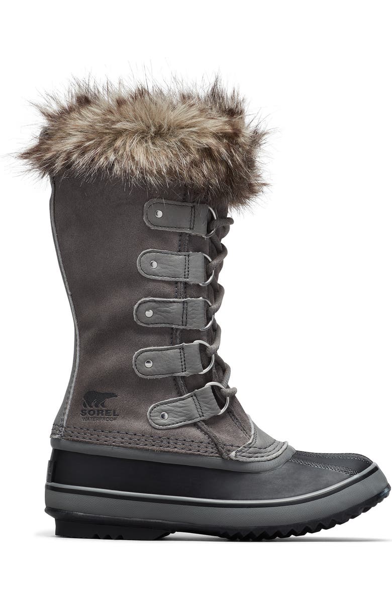 SOREL Joan of Arctic Waterproof Boot, Alternate, color, Quarry/ Black