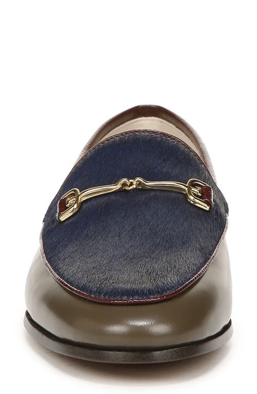 Shop Sam Edelman Loraine Bit Loafer In Hudson Navy/olive/burgundy