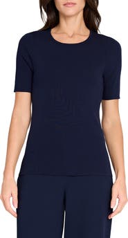 Tahari ASL Short Sleeve Sweater
