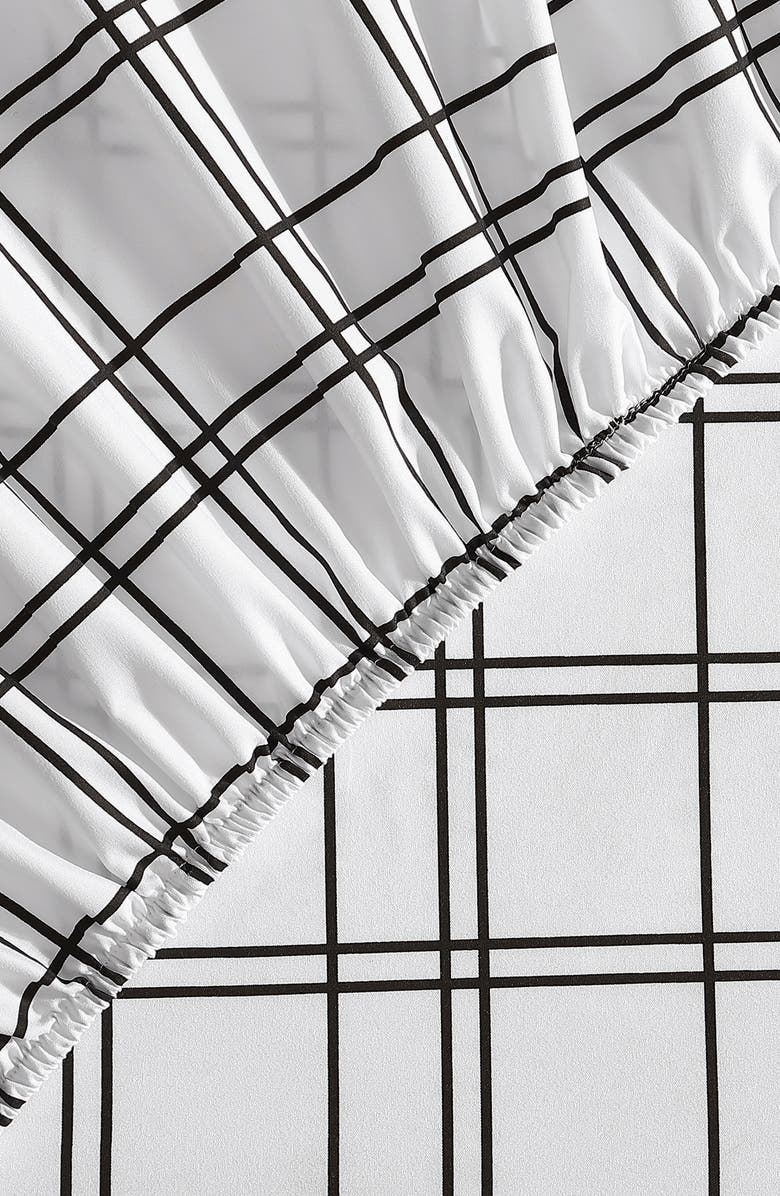 VCNY HOME Portfolio Malo Sheet Set, Alternate, color, White/ Black