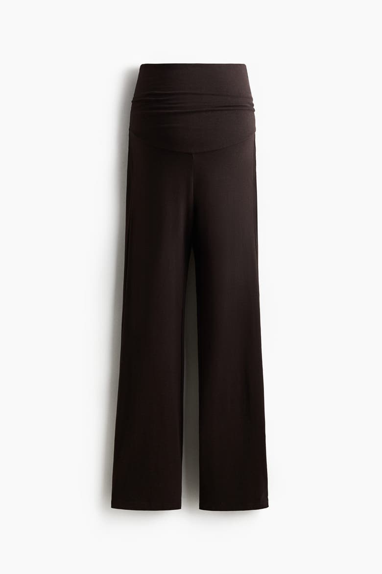 Mama Before & After Flared Trousers, Alternate, color, Dark brown