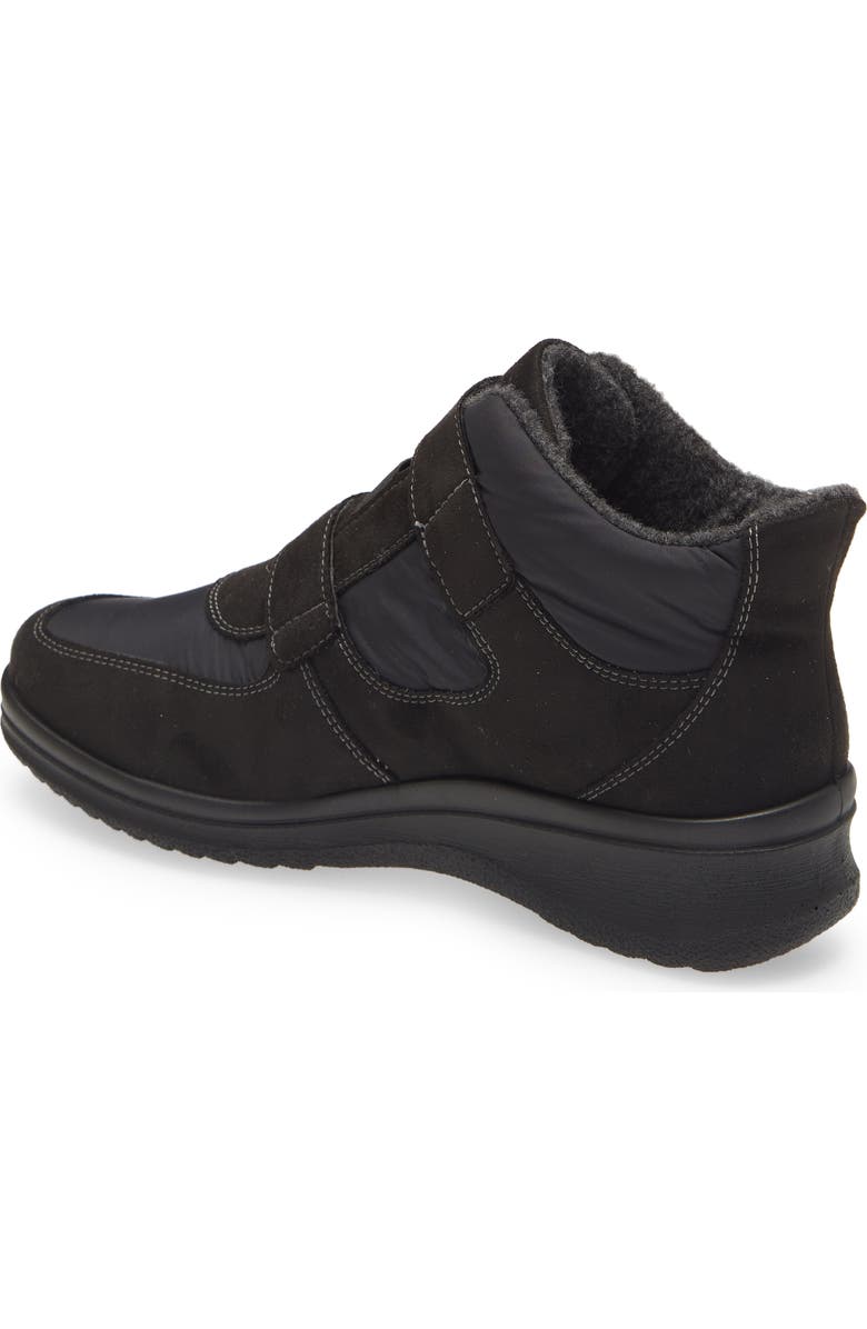 ara Marion Faux Fur Waterproof Gore-Tex<sup>®</sup> Sneaker, Alternate, color, Black