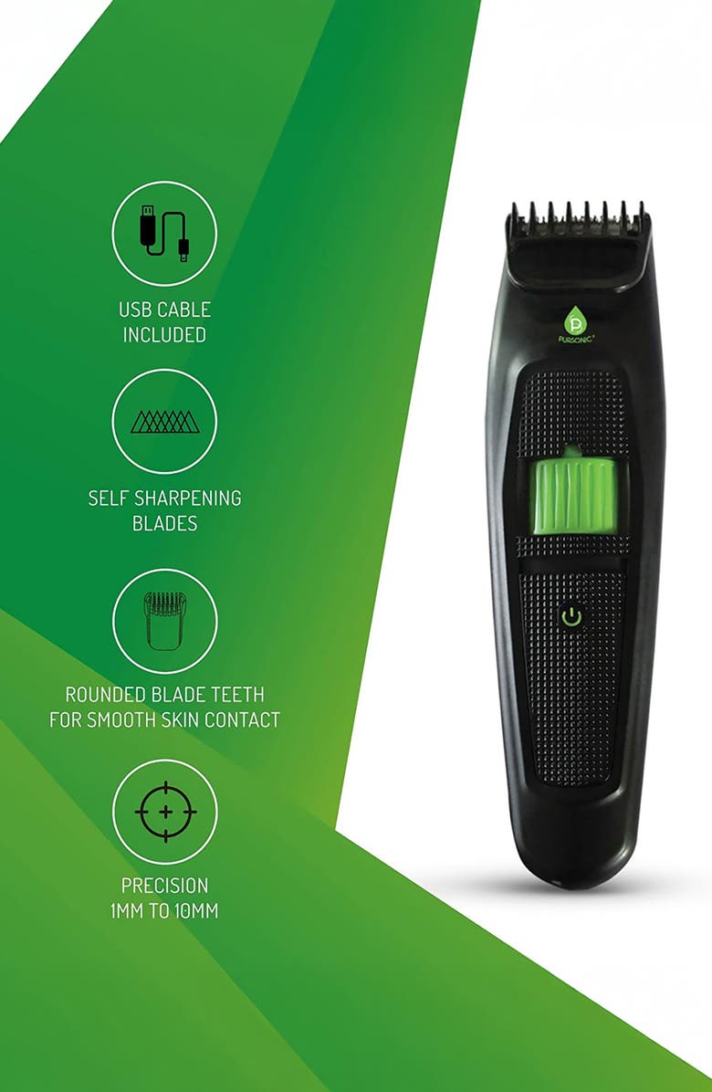 PURSONIC Beard and Body Trimmer, Alternate, color, Black