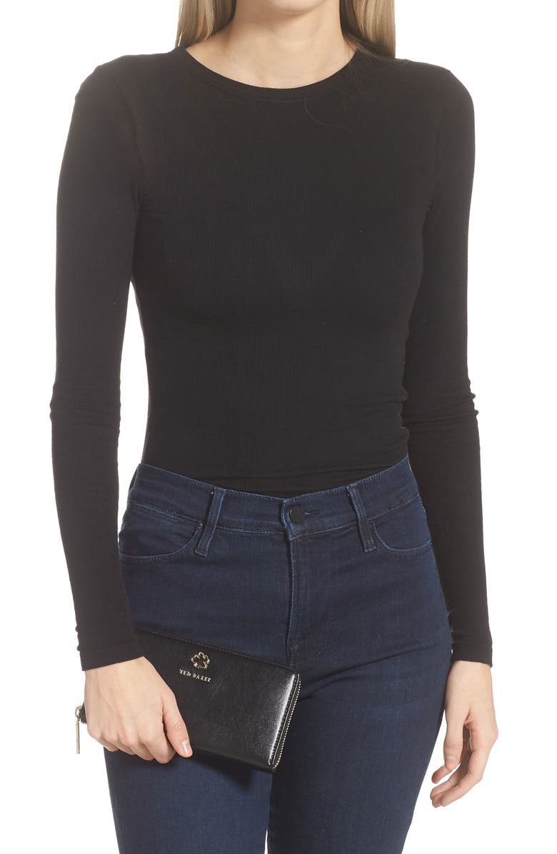 Ted Baker London Jorjana Flower Eyelet Large Leather Zip Wallet, Alternate, color, 