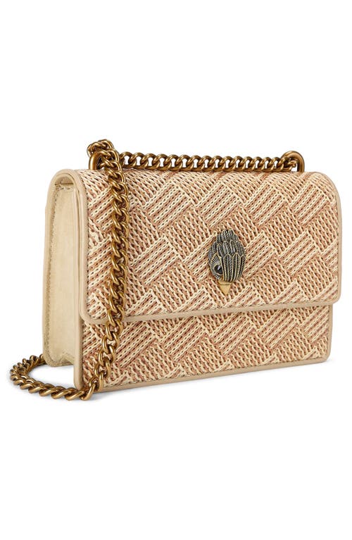 Kurt Geiger London Small Shoreditch Crossbody Bag In Open Beige