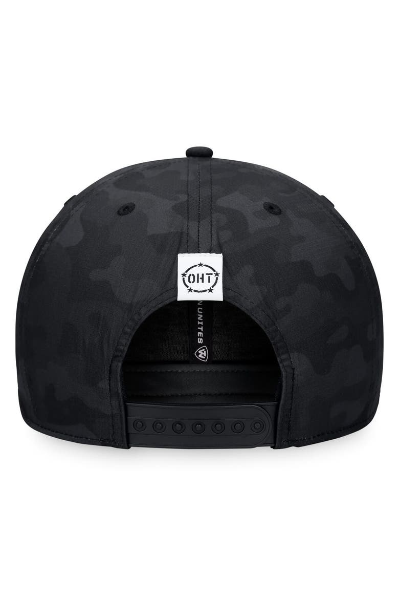 Men's Top of the World Black South Carolina Gamecocks OHT Military Appreciation Troop Snapback Hat, Alternate, color, Black