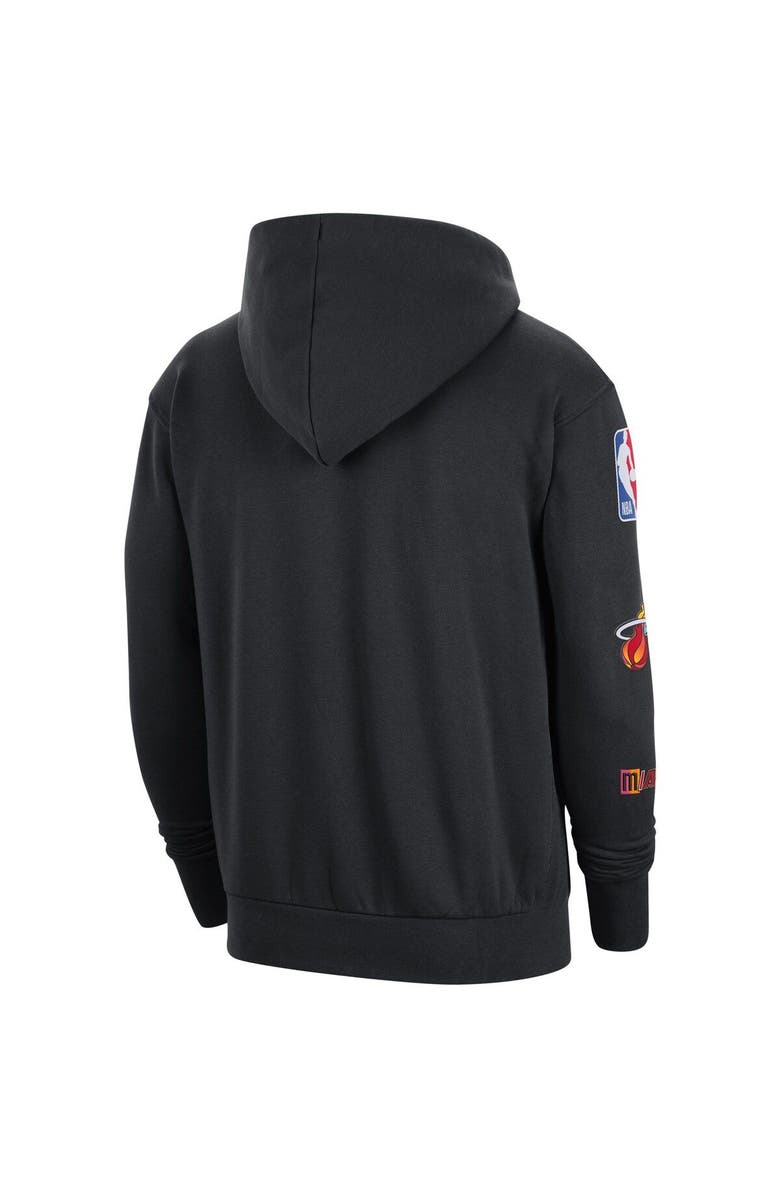Nike Men's Nike Black Miami Heat 2022/23 City Edition Courtside Heavyweight Fleece Pullover Hoodie, Alternate, color, 