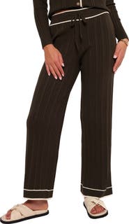 Petal & Pup Alondra Wide Leg Rib Pants