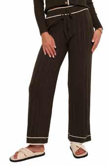 Petal & Pup Alondra Wide Leg Rib Pants