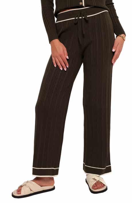 Petal & Pup Alondra Wide Leg Rib Pants