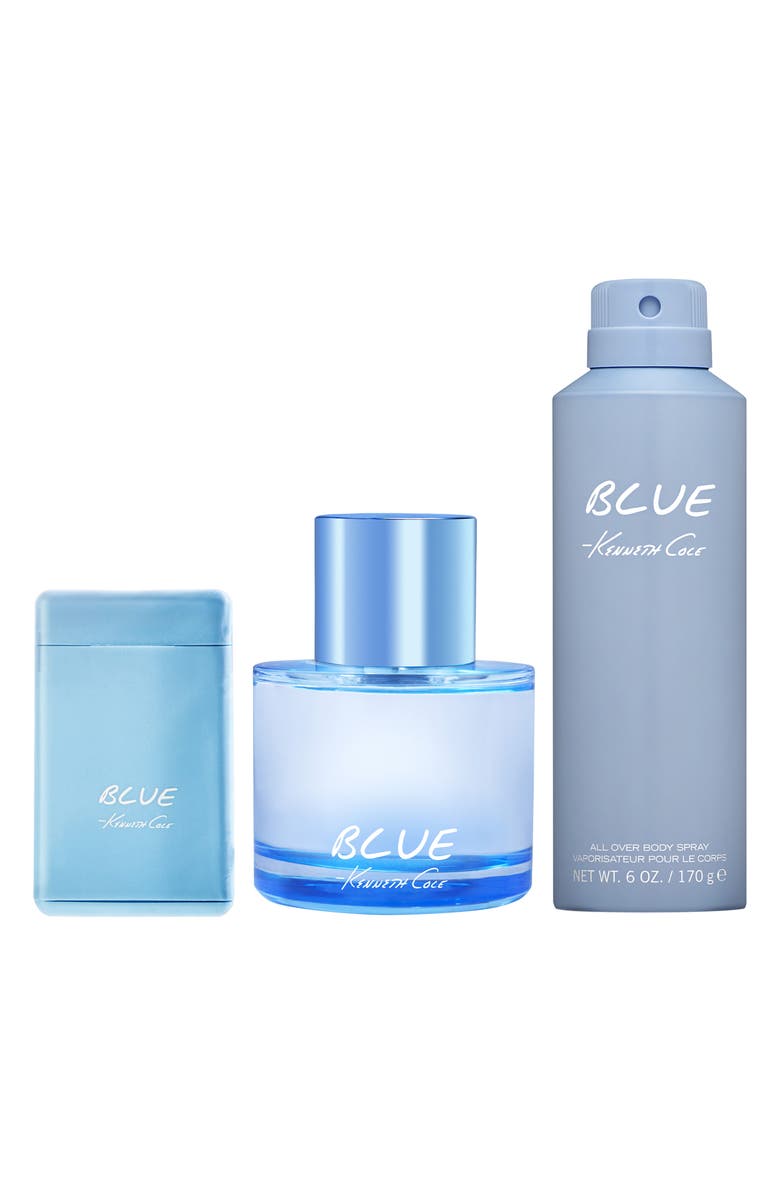 Kenneth Cole Blue Eau de Toilette 3-Piece Set, Main, color,