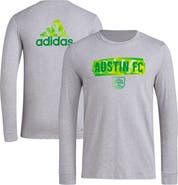 adidas Men's adidas Gray Austin FC Local Pop AEROREADY Long Sleeve T-Shirt