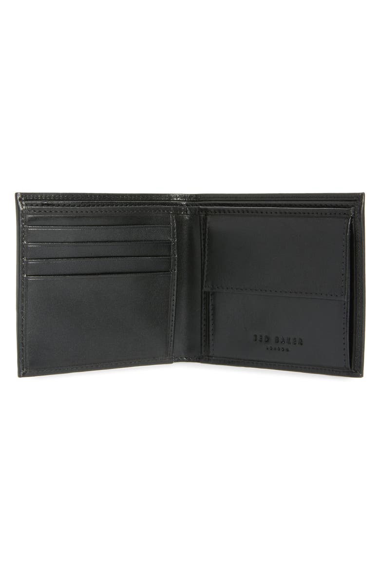 Prug Leather Bifold Wallet, Alternate, color, BLACK