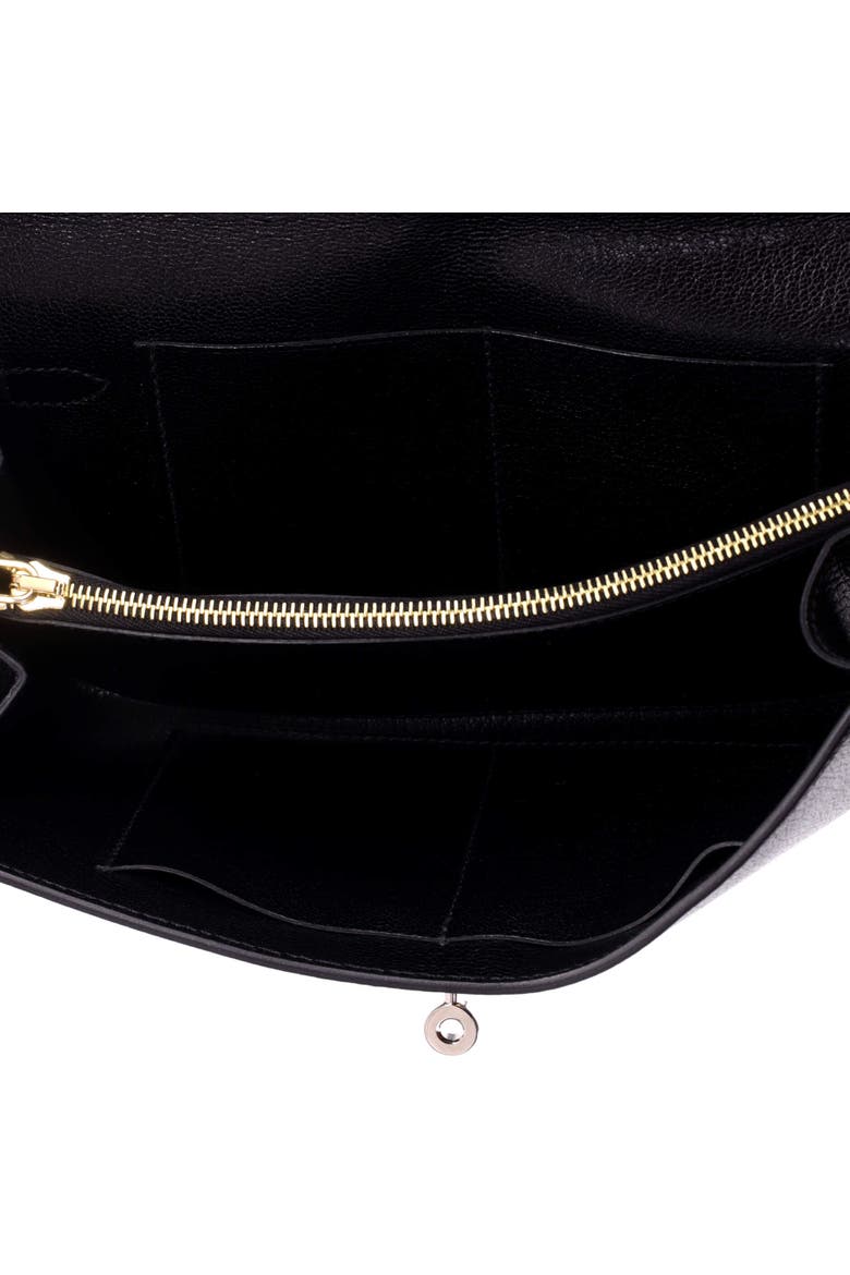 Kelly To Go Wallet Chevre Chamkila, Alternate, color, Noir