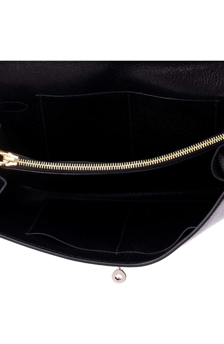 Pre-Owned Hermes Kelly To Go Wallet Chevre Chamkila, Alternate, color, Noir