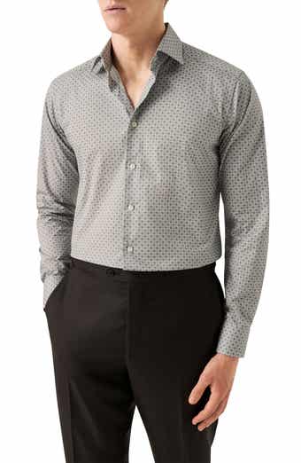 Eton Slim Fit Floral Cotton Dress Shirt