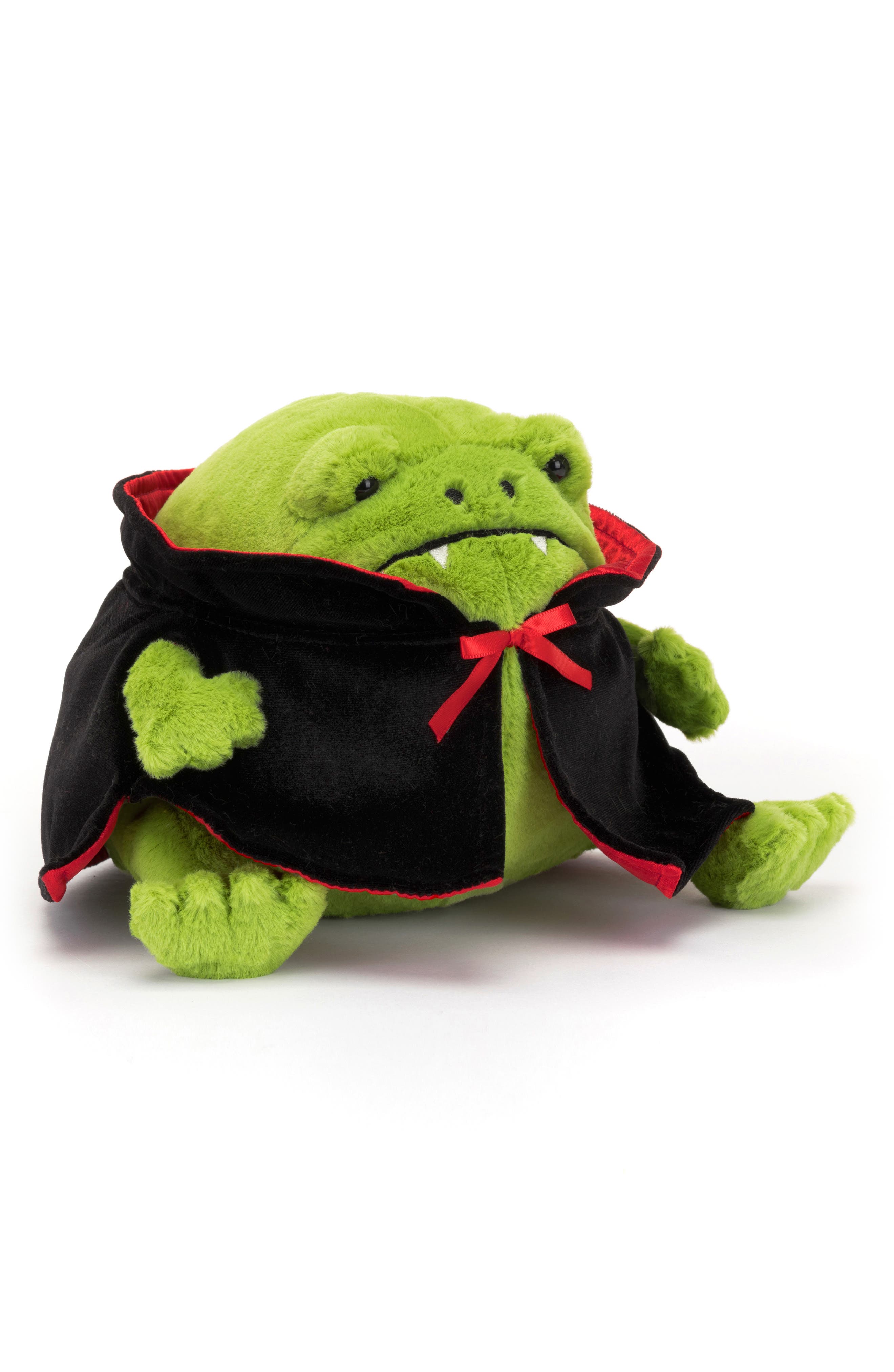 Jellycat Vampire Ricky Rain Frog Stuffed Animal in Multi 