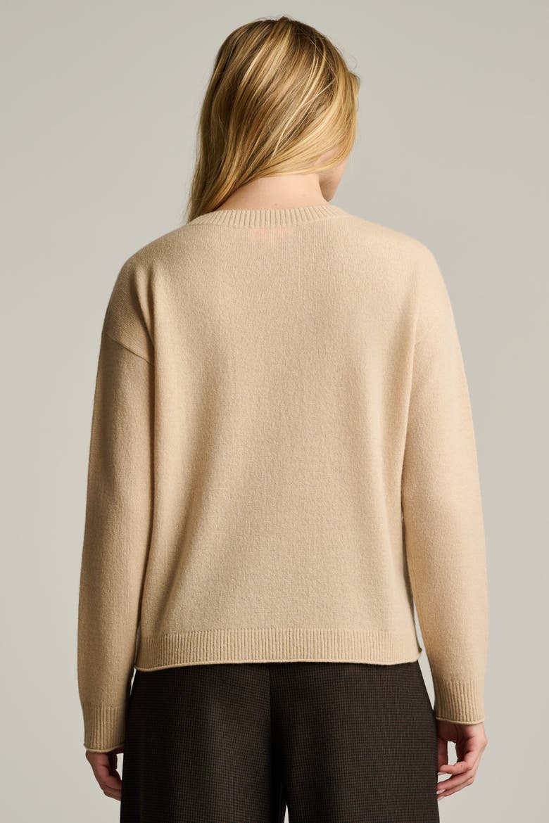 Protect Your Magic Cashmere Sweater, Alternate, color, Latte