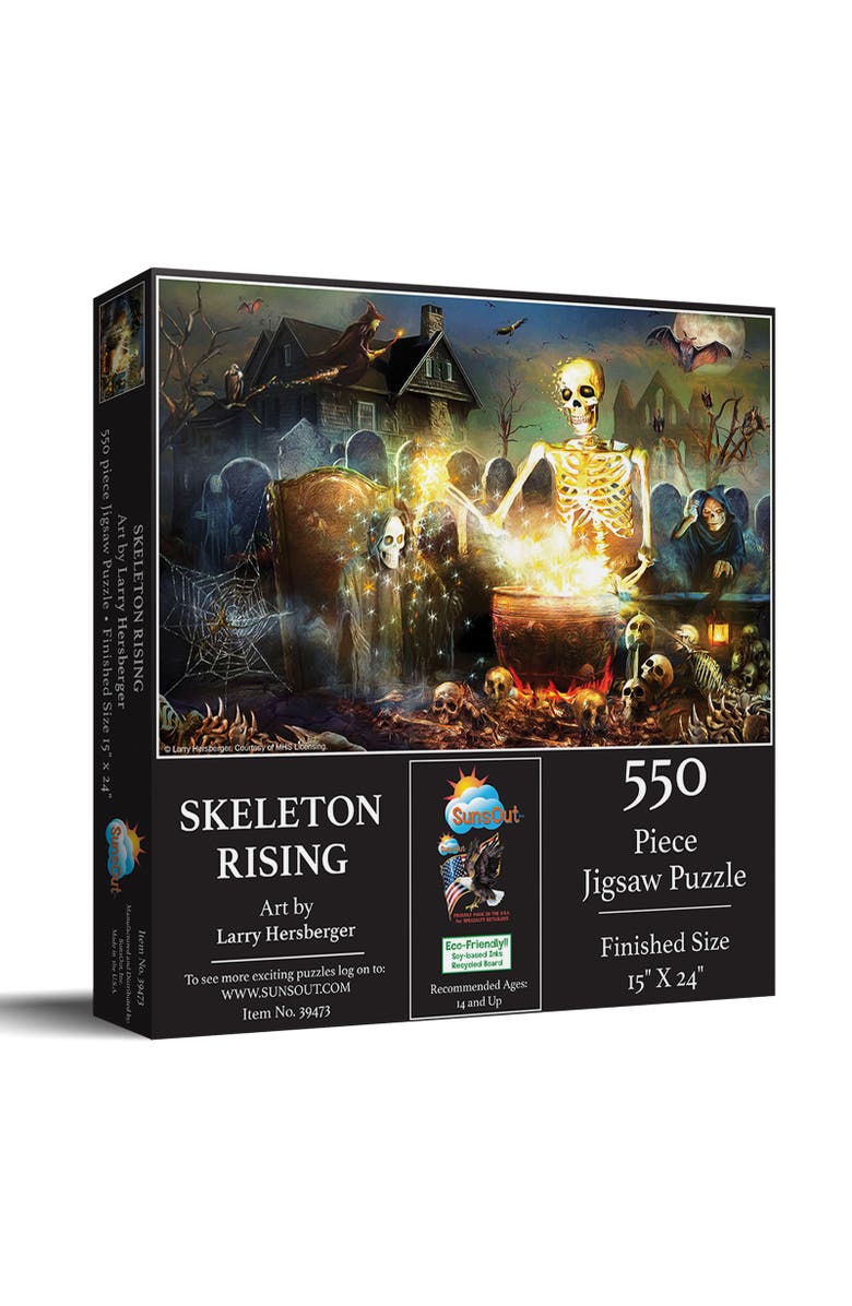 Sunsout Skeletons Rising 550 piece Jigsaw Puzzle for Adults, Main, color, Multicolor