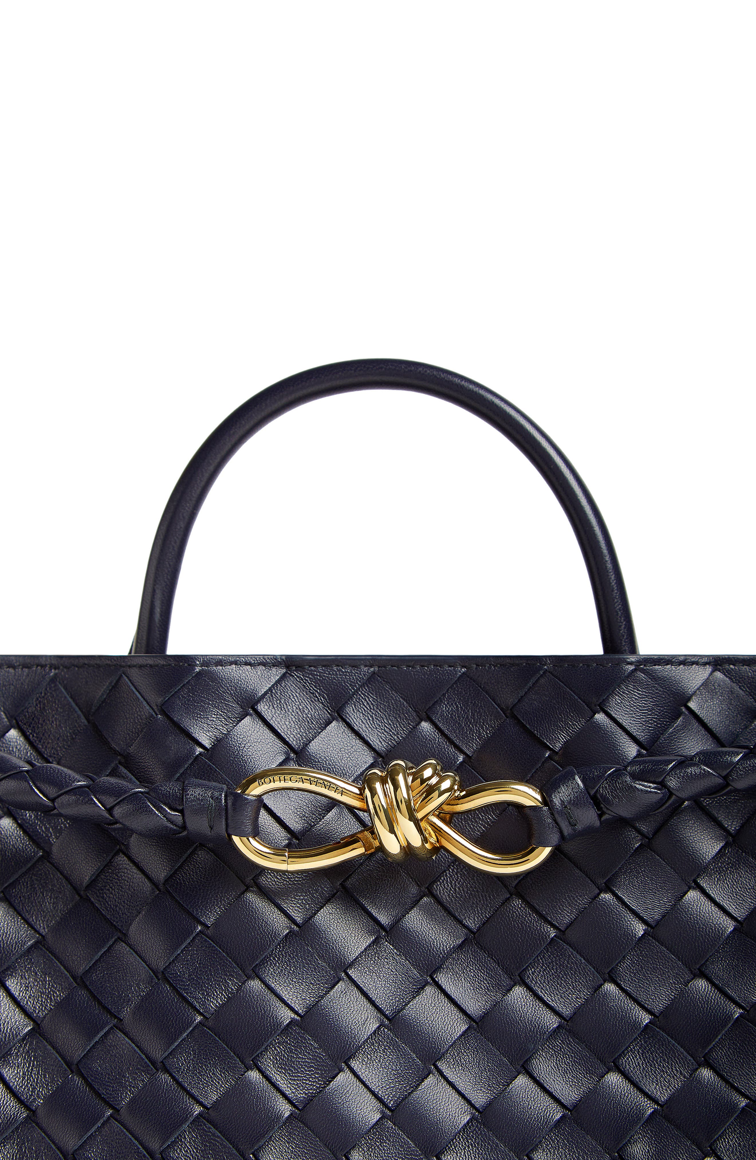 Medium Andiamo Intrecciato Shoulder Bag, Alternate, color, 4181 NOCTURNAL