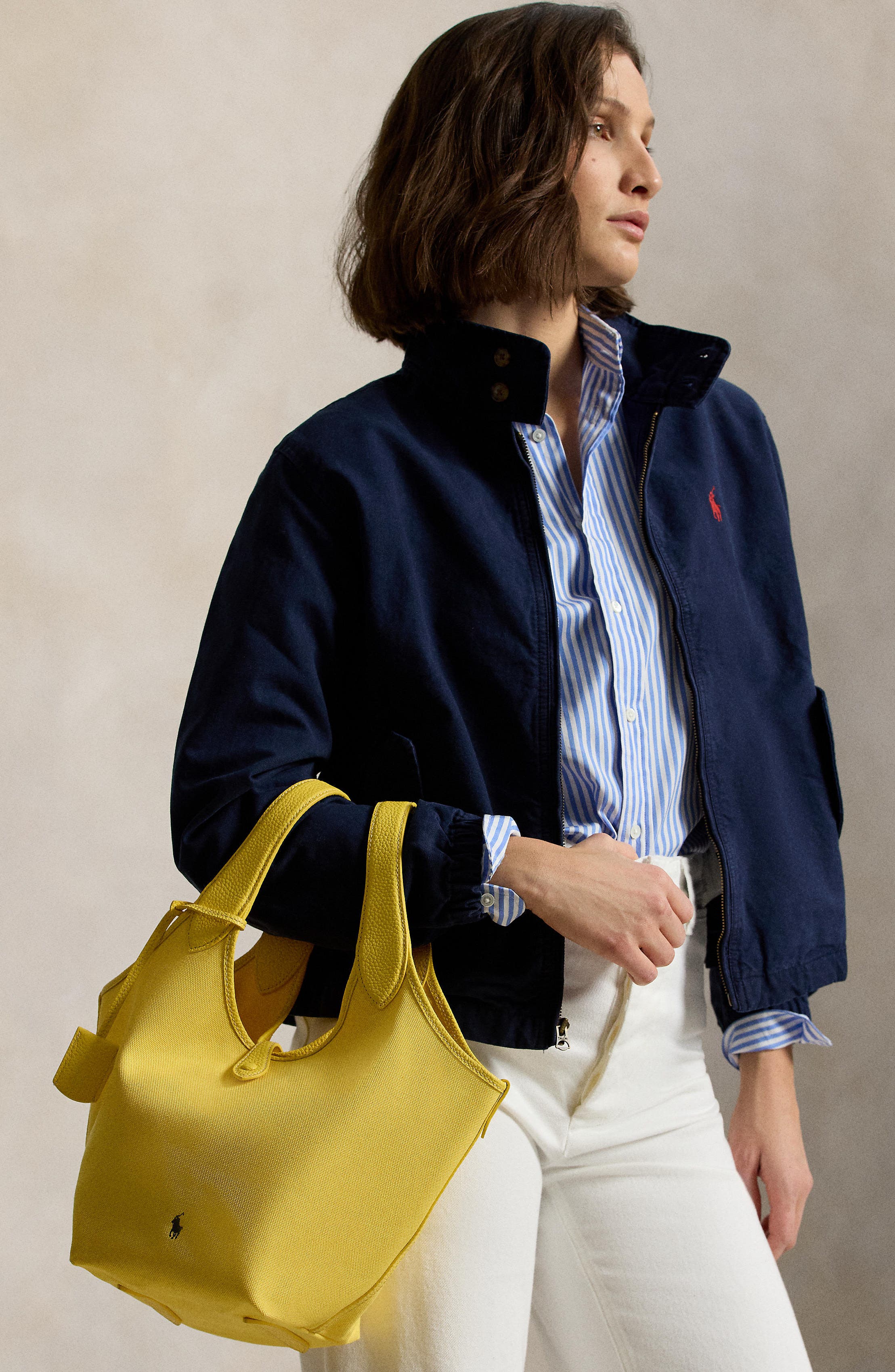 Medium Play Canvas Tote, Alternate, color, COLLEGIATE YELLOW