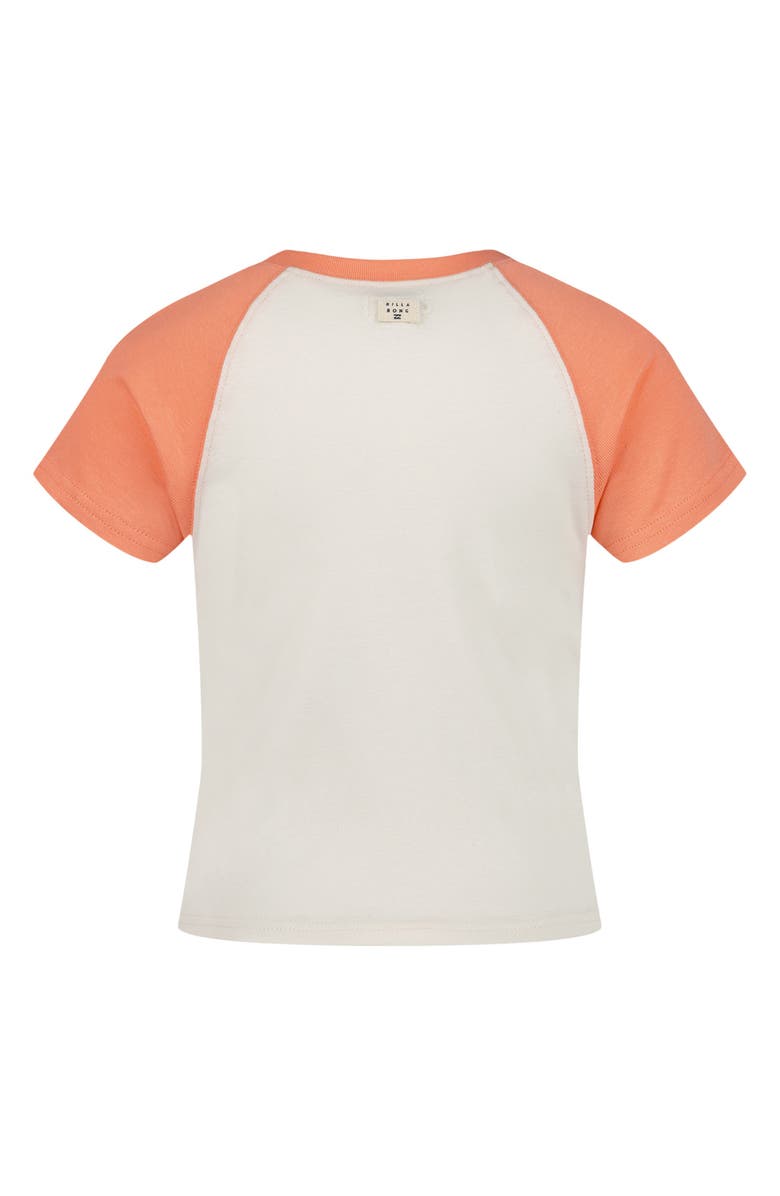 Billabong Kids' Retro Tropics Colorblock Cotton Graphic T-Shirt, Alternate, color, Desert Flower