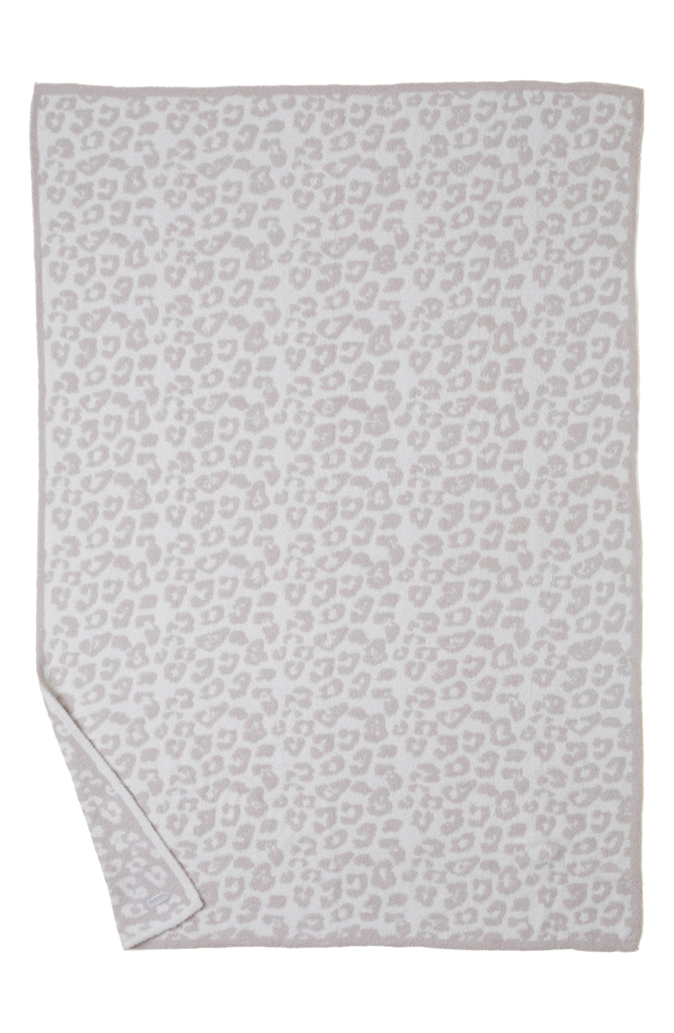 Barefoot Dreams® CozyChic® Leopard Print 54 x 72 Throw Blanket - Cream/Stone