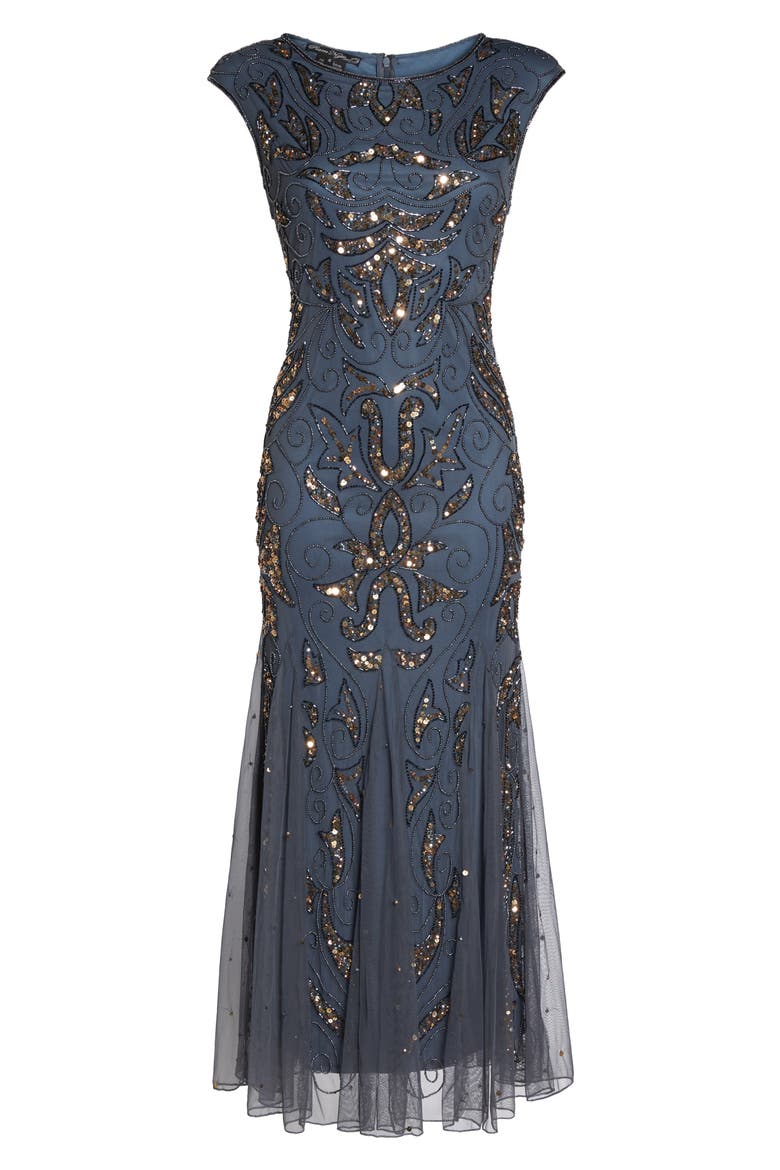 Mermaid Gown, Alternate, color, GREY