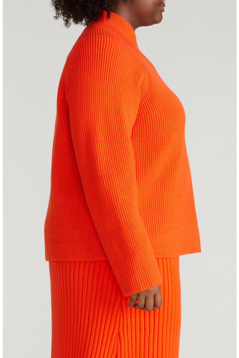 Arli Surplice Neck Sweater, Alternate, color, POPPY