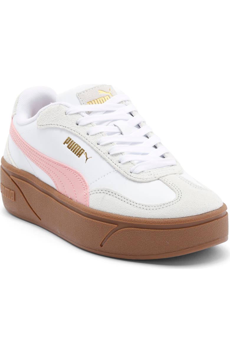 PUMA Club II Era Platform Sneaker, Main, color, Puma White/ Rosy Outlook