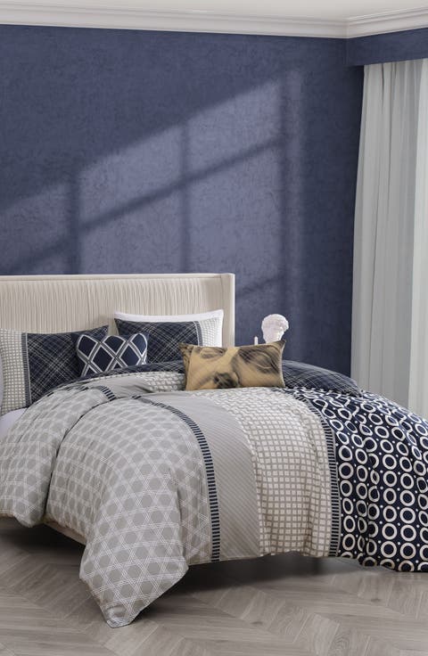 Vertigeo Reversible Cotton Sateen Comforter Set