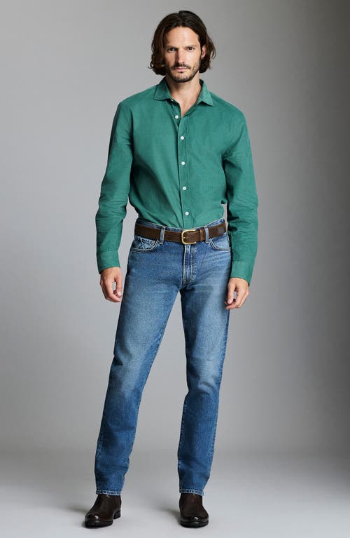 Billy Reid Cedar Corduroy Button-up Shirt In Green
