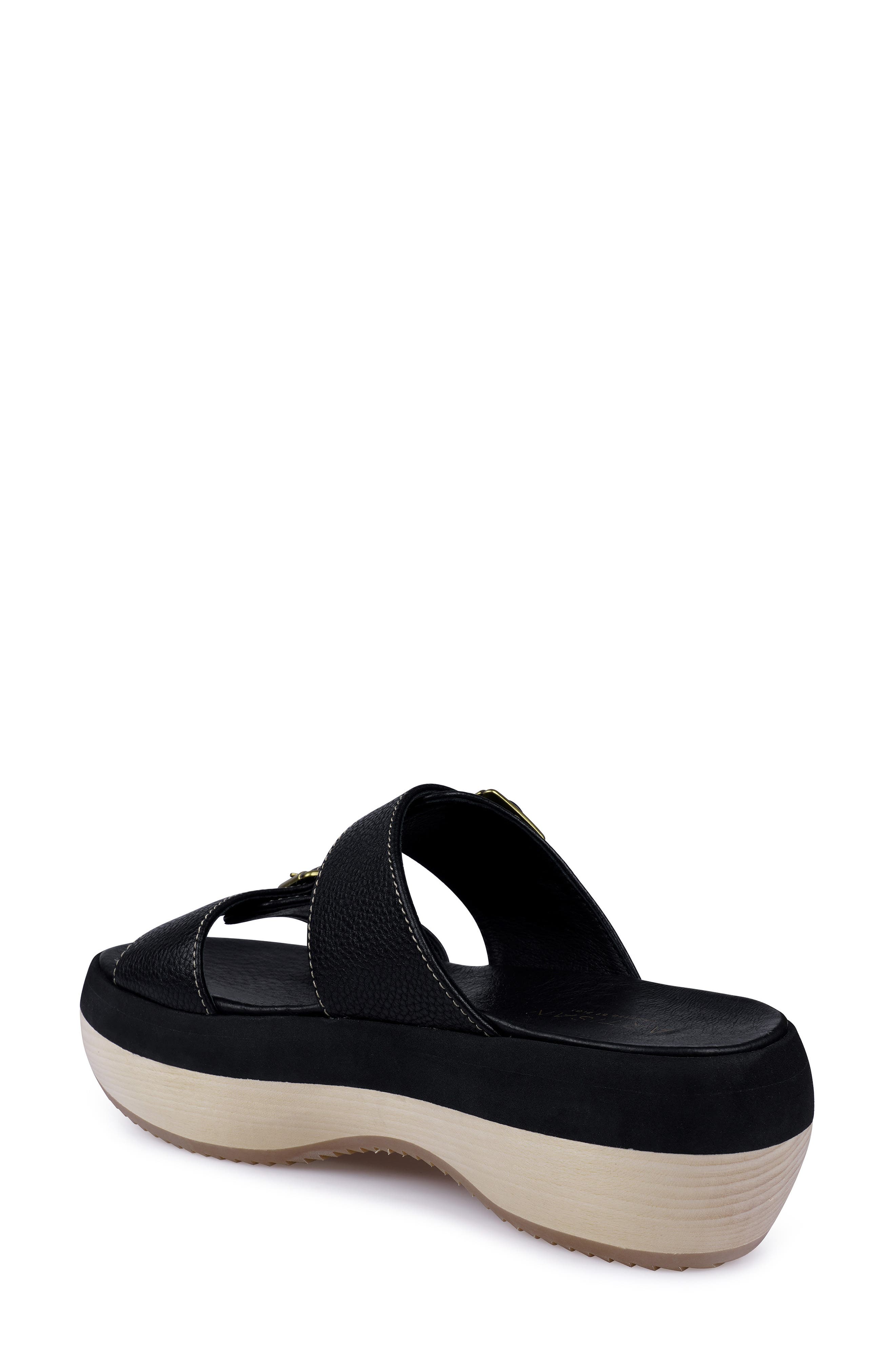 Artisan Crafted By Zigi Bernat Platform Sandal, Alternate, color, Black Leather