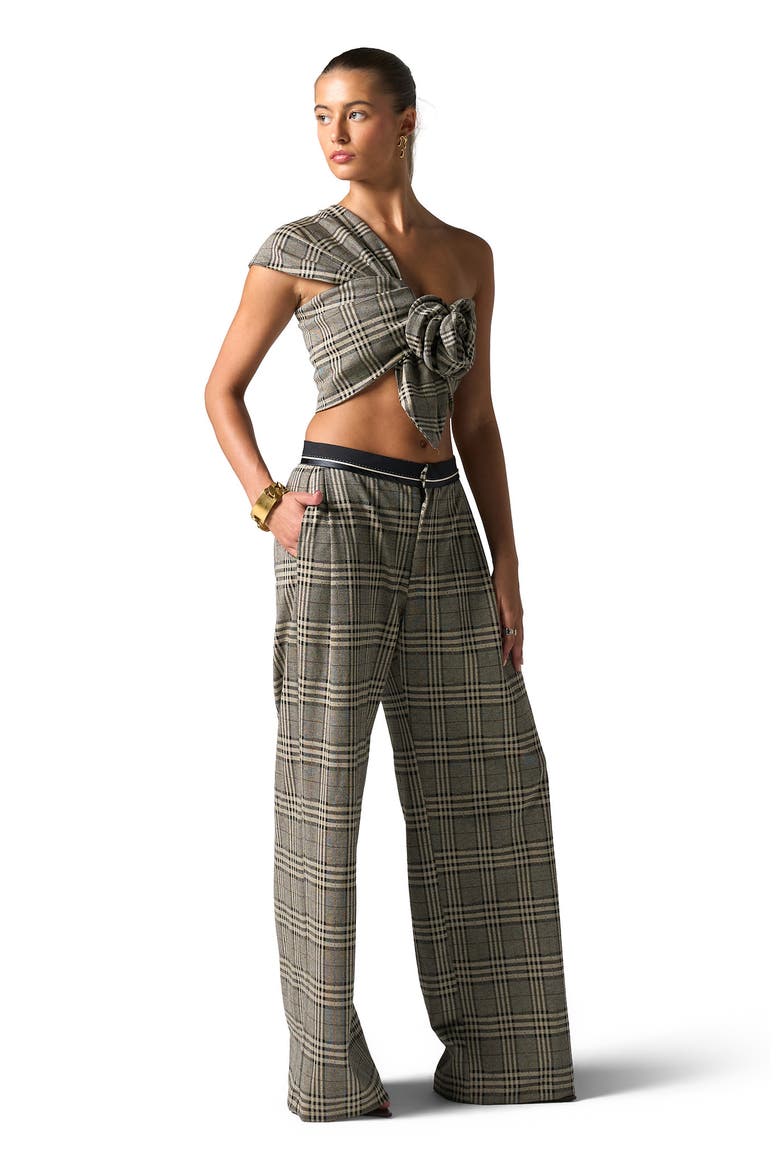 Camelia Top, Alternate, color, Multi Tartan