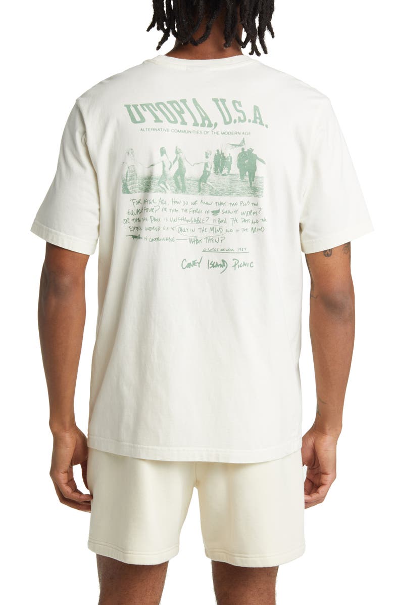 CONEY ISLAND PICNIC Utopia Organic Cotton Graphic T-Shirt, Alternate, color, 
