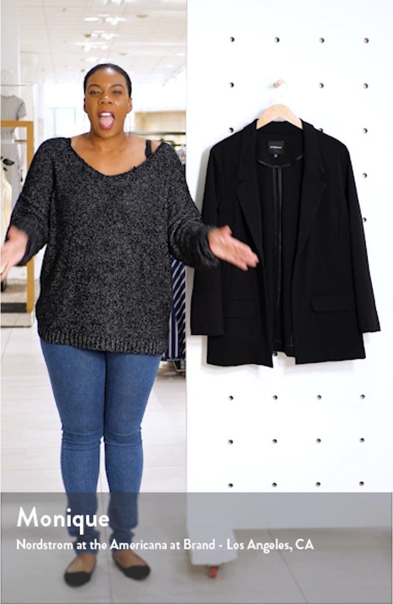 Boyfriend Ponte Knit Blazer, sales video thumbnail