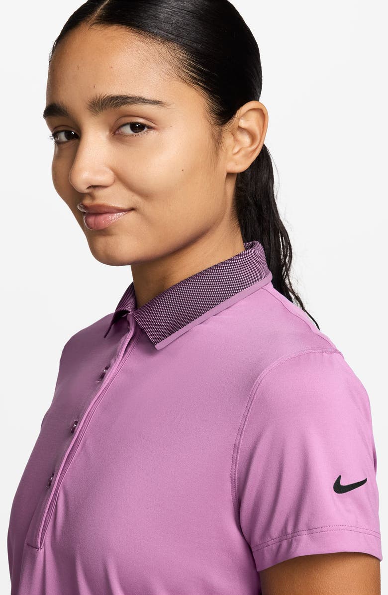 Nike Golf Club Dri-FIT Golf Polo, Alternate, color, Light Magenta/White