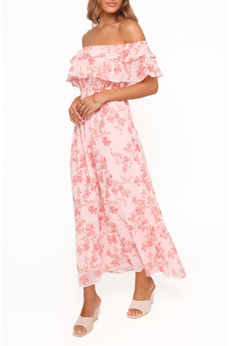 Majesty Maxi Dress, Alternate, color, ROSE PINK FLORAL