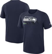 Nike Men's Nike College Navy Seattle Seahawks Primetime Slub Dri-FIT T-Shirt
