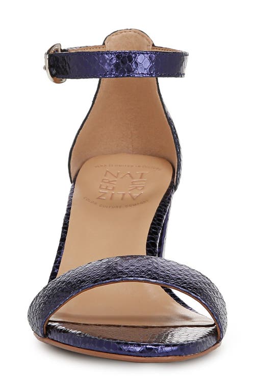 Naturalizer Vera Glitz Ankle Strap Sandal In Future Dusk Blue