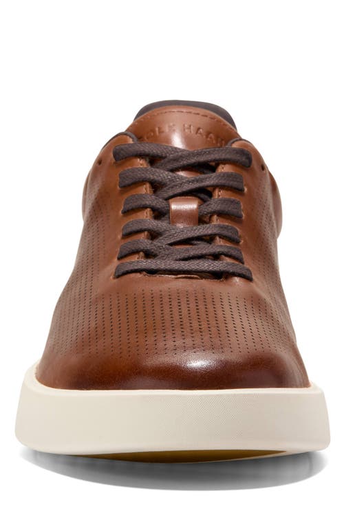 Cole Haan Grand Crosscourt Daily Laser Sneaker In Brown