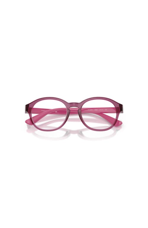 Vogue Eyewear 47mm Phantos Optical Glasses In Pink