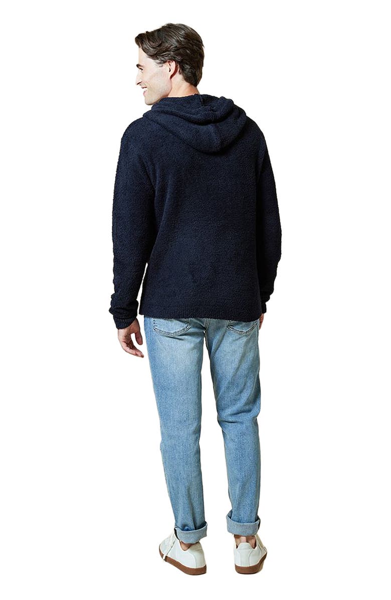 Softies Ultra-Soft Men's Marshmallow Hooded Sweatshirt, Alternate, color, Black