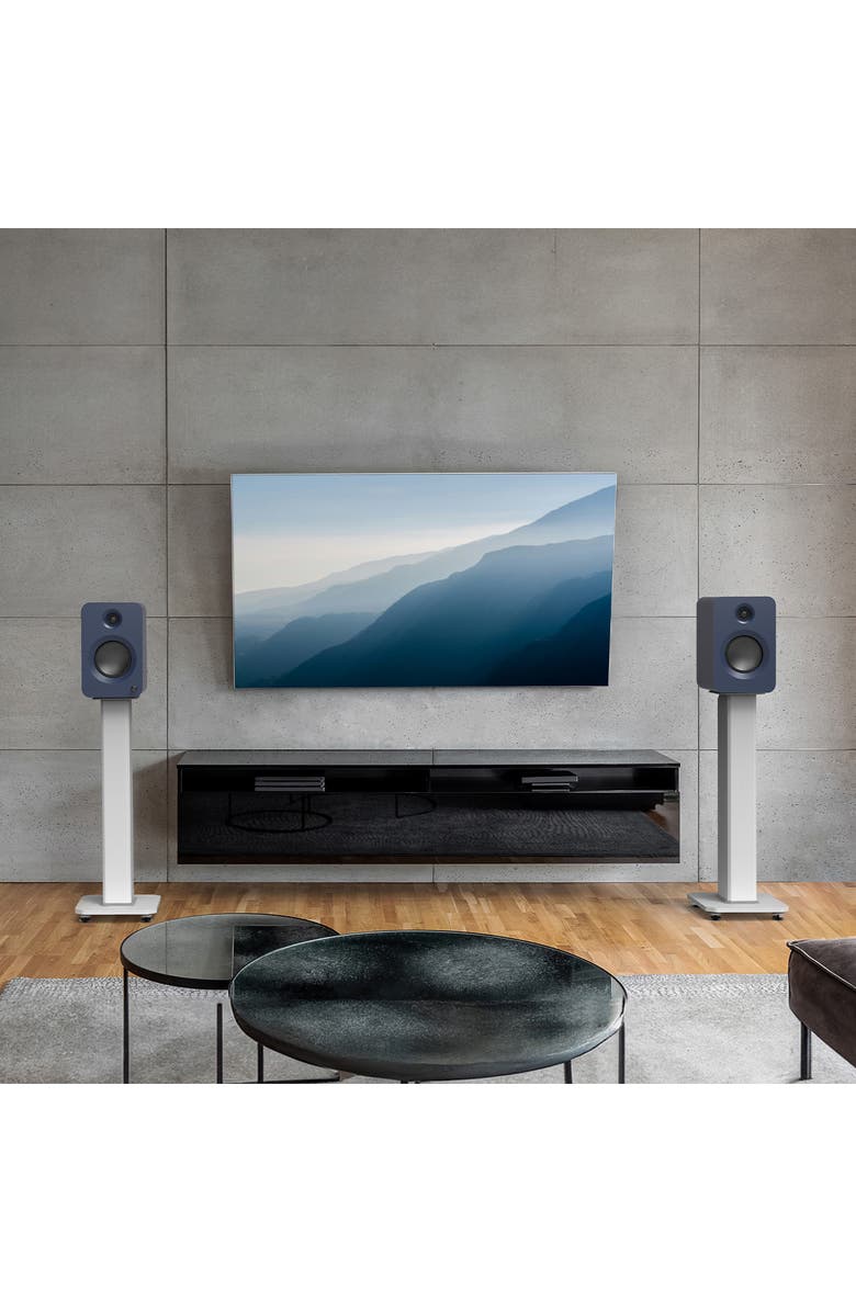 Kanto REN Powered Bluetooth Bookshelf Speakers - Pair, Alternate, color, Dark Blue