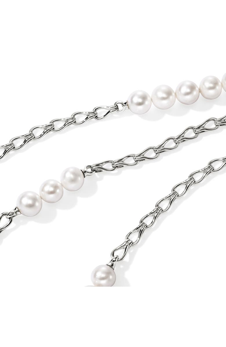 John Hardy Surf Silver Link Necklace, Alternate, color, Sterling Silver