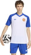 adidas Men's adidas White Manchester United 2026/27 Away Pre-Match Top