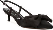 LONDON RAG Okshak Satin Bow Slingback Pump