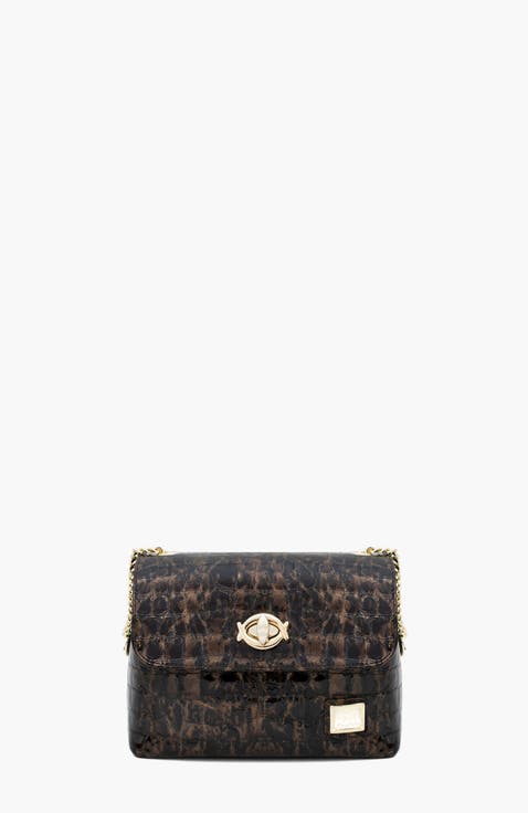 Gallop 536 Patent Leather Shoulder Bag